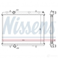 Радиатор охлаждения двигателя NISSENS MMCW O 5707286212459 636006 1219813 - Изображение 5