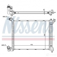 Радиатор охлаждения двигателя NISSENS TPVB AL 69704A 1221694 5707286231436 - Изображение 2