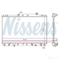 Радиатор охлаждения двигателя NISSENS Y2CQ6 L 1220581 5707286219977 647681 - Изображение 5