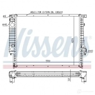 Радиатор охлаждения двигателя NISSENS MXS02 WY 60759A 5707286193581 1218126 - Изображение 5