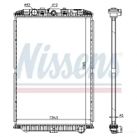 Радиатор охлаждения двигателя NISSENS 1218441 R ITVNXR 614470 5707286322394 - Изображение 2