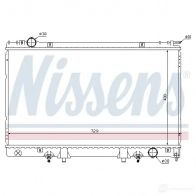 Радиатор охлаждения двигателя NISSENS JKNW2 II 5707286218321 1220358 645951 - Изображение 2