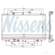 Радиатор охлаждения двигателя NISSENS 1NP50 9 1221668 69475 5707286230965 - Изображение 6