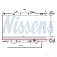 Радиатор охлаждения двигателя NISSENS QI CAN 5707286390270 1221406 681379 - Изображение 2