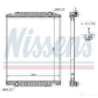 Радиатор охлаждения двигателя NISSENS 1219723 63331A 6BUZ 4L 5707286211377 - Изображение 2