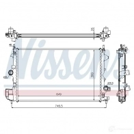 Радиатор охлаждения двигателя NISSENS 1218689 GG2 QKK 61914A 5707286198982 - Изображение 5