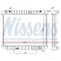 Радиатор охлаждения двигателя NISSENS 2RUO BM 5707286210912 1219694 63299 - Изображение 2