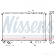 Радиатор охлаждения двигателя NISSENS 62858A 1219334 00RS 76 5707286206861 - Изображение 2