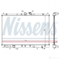 Радиатор охлаждения двигателя NISSENS 1219294 5 HOCQ77 5707286206304 62806A - Изображение 2