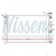 Радиатор охлаждения двигателя NISSENS FNZ RM1O 1221448 68183 5707286271357 - Изображение 2
