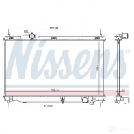 Радиатор охлаждения двигателя NISSENS 646856 7R7R QJ8 1220456 5707286358188 - Изображение 5