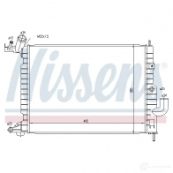 Радиатор охлаждения двигателя NISSENS 5707286209510 UWQ UE 1219612 63081 - Изображение 2
