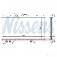 Радиатор охлаждения двигателя NISSENS S 99MY 67347A 5707286227828 1221186 - Изображение 2