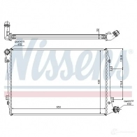 Радиатор охлаждения двигателя NISSENS F H86EV 65291A 5707286222656 1220776 - Изображение 2