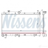 Радиатор охлаждения двигателя NISSENS 09J 07QI 67717 1221327 5707286350908 - Изображение 5