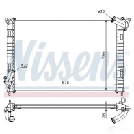 Радиатор охлаждения двигателя NISSENS 3I8 17V 1221690 69701A 5707286231337 - Изображение 6