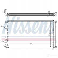 Радиатор охлаждения двигателя NISSENS SI6AI P 5707286213357 1219911 63761 - Изображение 5