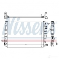 Радиатор охлаждения двигателя NISSENS 60061 5707286191006 1217843 7GN5N CB - Изображение 5