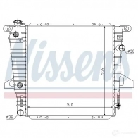 Радиатор охлаждения двигателя NISSENS 1218774 D XAWB 62061 5707286199736 - Изображение 2