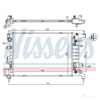 Радиатор охлаждения двигателя NISSENS 1218523 R1Q8 LG4 5707286367654 61696 - Изображение 2