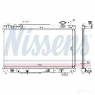Радиатор охлаждения двигателя NISSENS 5707286269514 2FI8 FDY 646808 1220419 - Изображение 5