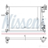 Радиатор охлаждения двигателя NISSENS 1220029 63834 5707286214002 HGAN G - Изображение 2