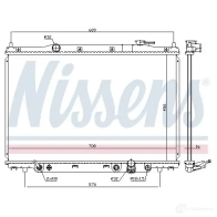Радиатор охлаждения двигателя NISSENS 681383 5707286397149 1221409 5 L9CWOL - Изображение 2