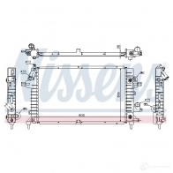 Радиатор охлаждения двигателя NISSENS NG PV54D 630739 1219571 5707286322745 - Изображение 2