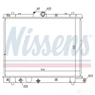 Радиатор охлаждения двигателя NISSENS 641759 5707286373051 1YZ HZ 1220264 - Изображение 2