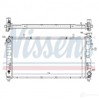 Радиатор охлаждения двигателя NISSENS 61005 1218275 5707286195134 9WOQ5D V - Изображение 2