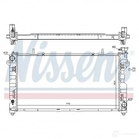 Радиатор охлаждения двигателя NISSENS Z5V RYHP 1218293 5707286346680 61025 - Изображение 2