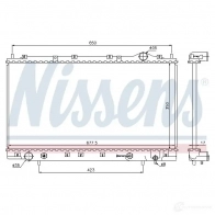 Радиатор охлаждения двигателя NISSENS 62866 U 9WOY0 1219341 5707286206946 - Изображение 2