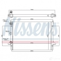Радиатор охлаждения двигателя NISSENS C6 SAT 62013 1218735 5707286199330 - Изображение 2