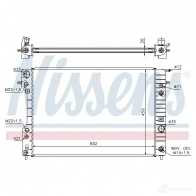 Радиатор охлаждения двигателя NISSENS 63073A TW9 9N 1219572 5707286209381 - Изображение 2