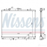 Радиатор охлаждения двигателя NISSENS 62895A JA00 V4 5707286207356 1219378 - Изображение 6
