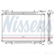 Радиатор охлаждения двигателя NISSENS H B3EMBE 62908A 5707286207462 1219411 - Изображение 2