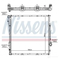 Радиатор охлаждения двигателя NISSENS 1218152 60787A 5707286193857 CEG7X 5E - Изображение 6
