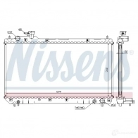Радиатор охлаждения двигателя NISSENS 64629A 1220367 JLEO R 5707286218581 - Изображение 2