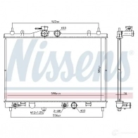 Радиатор охлаждения двигателя NISSENS 1221548 5707286391031 68763 VOXC2 PK - Изображение 2