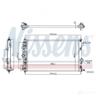 Радиатор охлаждения двигателя NISSENS ZD YO2VD 1219592 5707286391987 630769