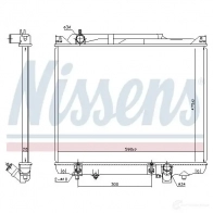 Радиатор охлаждения двигателя NISSENS 5707286401112 PA4 U0 641776 1220273 - Изображение 5