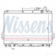 Радиатор охлаждения двигателя NISSENS 4 ZSNC60 675009 1221243 5707286376052 - Изображение 2