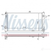 Радиатор охлаждения двигателя NISSENS 64059A 5707286216334 ZA2L CL 1220186