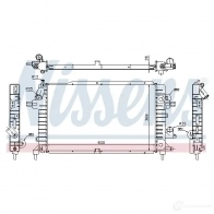 Радиатор охлаждения двигателя NISSENS 5707286209732 63112A DO T73B 1219627 - Изображение 2
