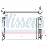 Радиатор охлаждения двигателя NISSENS 5707286191181 Audi A4 (B7) 3 2004 – 2008 G IMOSJ2 60300A