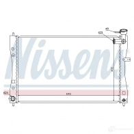 Радиатор охлаждения двигателя NISSENS UZ 202K 68185 5707286350328 1221450 - Изображение 2