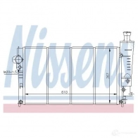 Радиатор охлаждения двигателя NISSENS FCF4 7N 5707286211940 1219769 63514