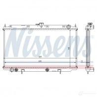 Радиатор охлаждения двигателя NISSENS 5707286207592 6YR RS 1219423 62924A - Изображение 2