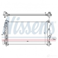 Радиатор охлаждения двигателя NISSENS P25YCK C 1219553 630717 5707286349865 - Изображение 5