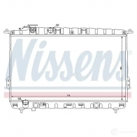 Радиатор охлаждения двигателя NISSENS JT 0F5O 66626 1220926 5707286224810 - Изображение 2